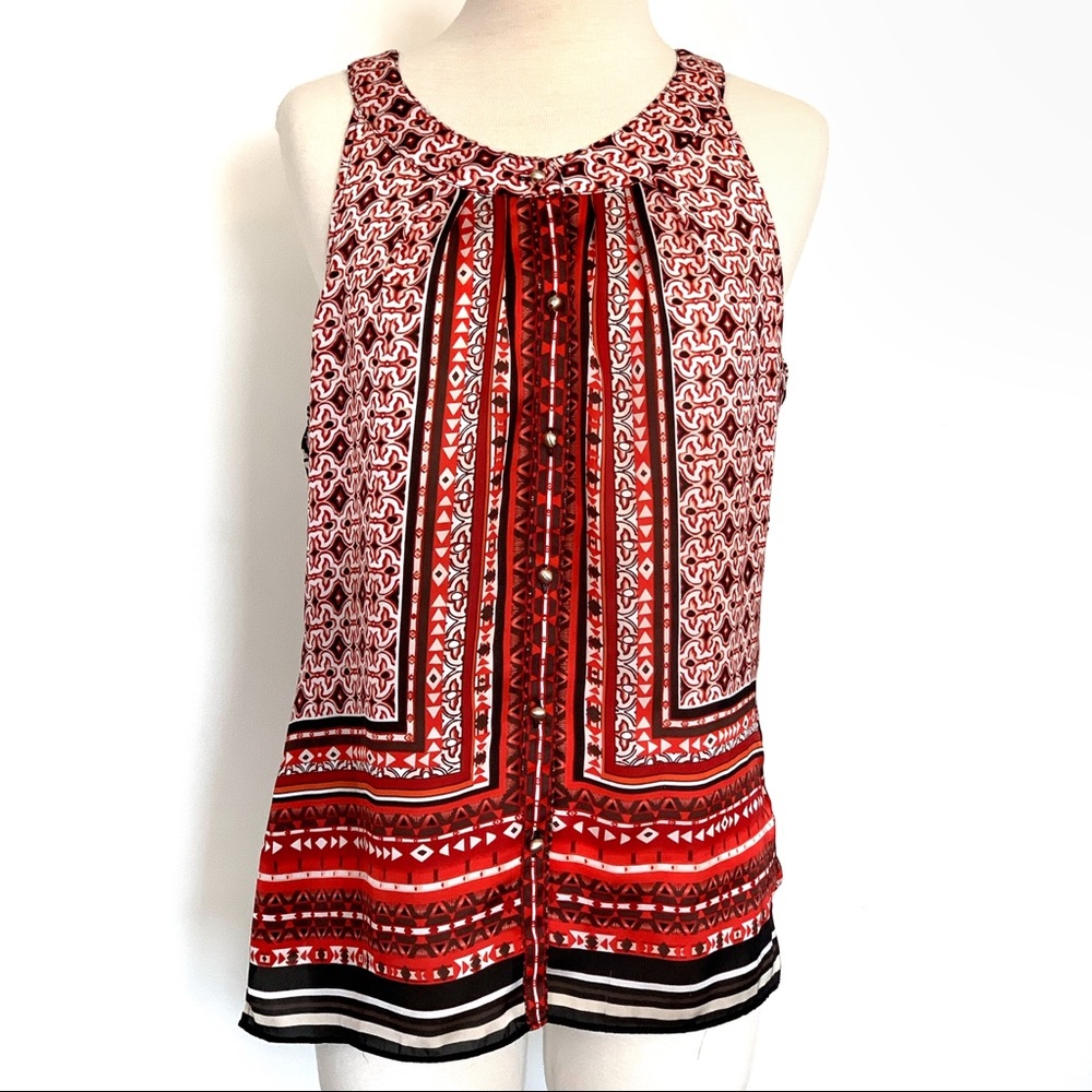 White house black market women’s sleeveless blouse